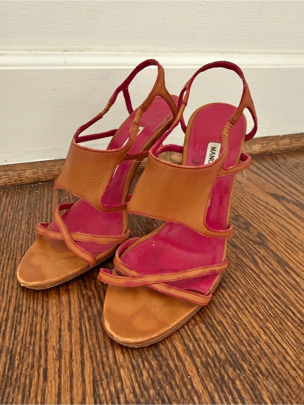 Manolo Blahnik strappy heel